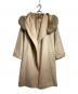 Max Mara Studio（マックスマーラ ストゥディオ）の古着「ウールガウンコート」｜ベージュ