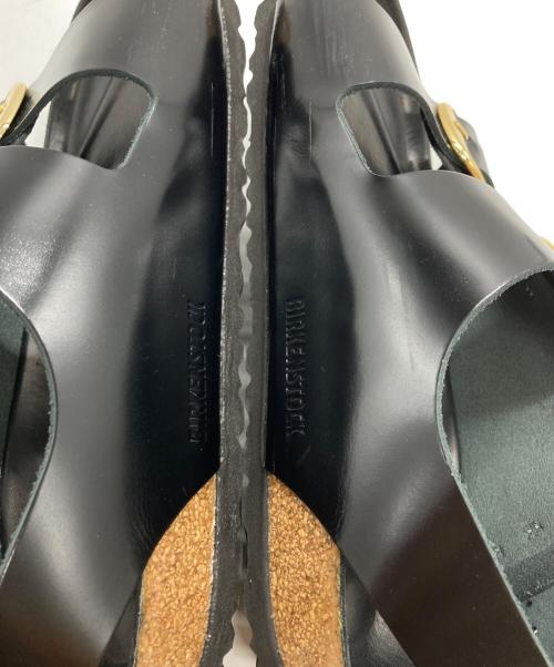 BIRKENSTOCK（ビルケンシュトック）BIRKENSTOCK (ビルケンシュトック) MILANO BIG BUCKLE ブラック サイズ:39の古着・服飾アイテム