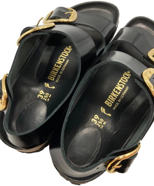 BIRKENSTOCK（ビルケンシュトック）BIRKENSTOCK (ビルケンシュトック) MILANO BIG BUCKLE ブラック サイズ:39の古着・服飾アイテム