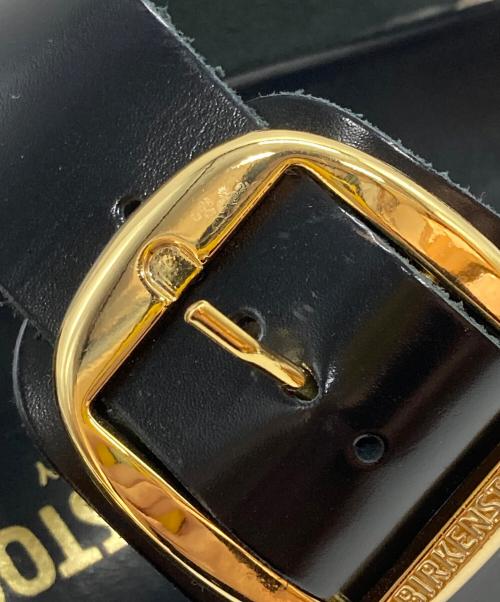 BIRKENSTOCK（ビルケンシュトック）BIRKENSTOCK (ビルケンシュトック) MILANO BIG BUCKLE ブラック サイズ:39の古着・服飾アイテム