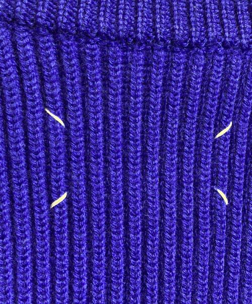 Maison Margiela（メゾンマルジェラ）Maison Margiela (メゾンマルジェラ) ドライバーズニット ブルー サイズ:Sの古着・服飾アイテム