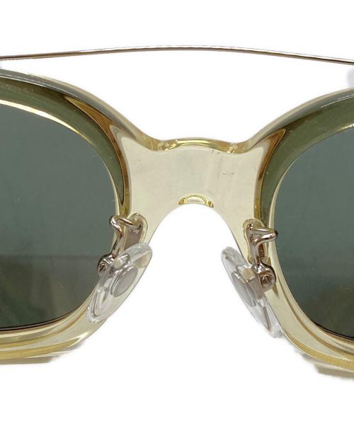 GLAD HAND（グラッドハンド）GLAD HAND (グラッドハンド) クリップ付きサングラス イエローの古着・服飾アイテム