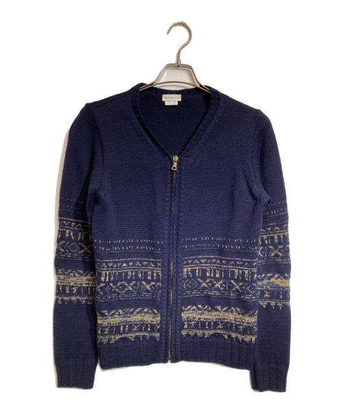 DRIES VAN NOTEN（ドリスヴァンノッテン）DRIES VAN NOTEN (ドリスヴァンノッテン) ジップカーディガン ネイビー サイズ:Mの古着・服飾アイテム