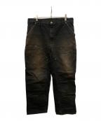 CarHarttカーハート）の古着「ダックダブルニーパンツ」｜ブラック