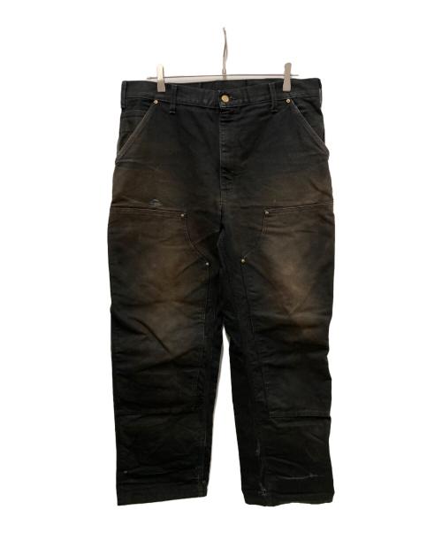 CarHartt（カーハート）CarHartt (カーハート) ダックダブルニーパンツ ブラック サイズ:W36の古着・服飾アイテム