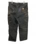 CarHartt (カーハート) ダックダブルニーパンツ ブラック サイズ:W36：21000円
