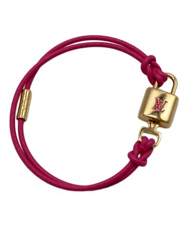※再値下※LVルイヴィトン ブレスレット ピンク 中古・古着通販】LOUIS VUITTON (ルイ ヴィトン) ブレスレット・LV