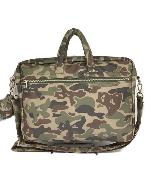 PHYSICAL EDUCATION DEPARTMEN（-）PHYSICAL EDUCATION DEPARTMEN (-) ベアキーリングナイロンマルチポケットクロスバッグ オリーブの古着・服飾アイテム