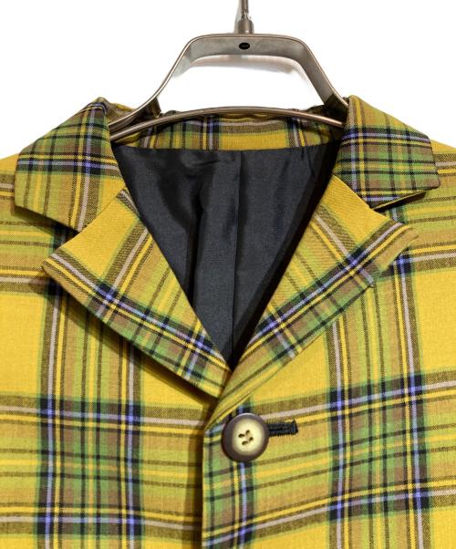 NEMETH（ネメス）Nemeth (ネメス) チェックジャケット イエロー×グリーン サイズ:SSの古着・服飾アイテム