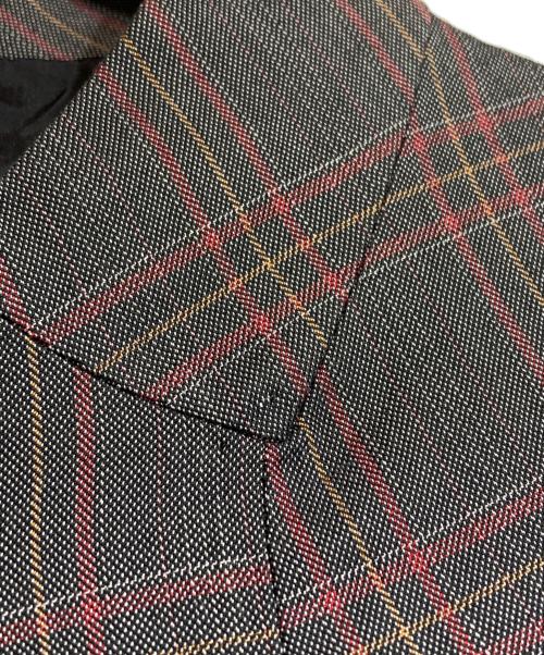 NEMETH（ネメス）NEMETH (ネメス) チェックワンピースコート レッド×グレー サイズ:Mの古着・服飾アイテム