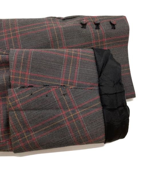 NEMETH（ネメス）NEMETH (ネメス) チェックワンピースコート レッド×グレー サイズ:Mの古着・服飾アイテム