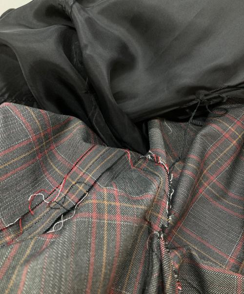 NEMETH（ネメス）NEMETH (ネメス) チェックワンピースコート レッド×グレー サイズ:Mの古着・服飾アイテム