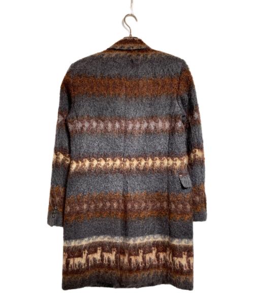 MIU MIU（ミュウミュウ）MIU MIU (ミュウミュウ) モヘヤウールブレンドコート ブラウン サイズ:44の古着・服飾アイテム