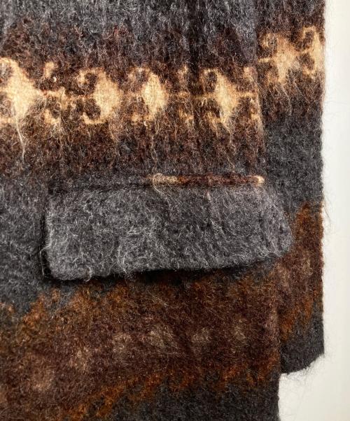 MIU MIU（ミュウミュウ）MIU MIU (ミュウミュウ) モヘヤウールブレンドコート ブラウン サイズ:44の古着・服飾アイテム