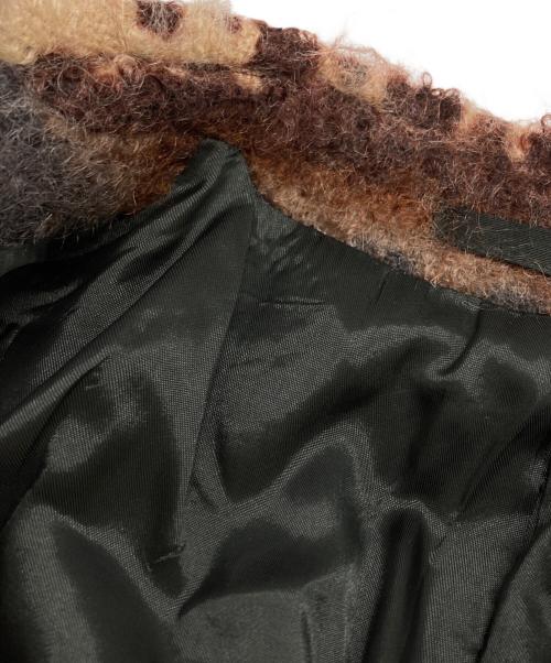 MIU MIU（ミュウミュウ）MIU MIU (ミュウミュウ) モヘヤウールブレンドコート ブラウン サイズ:44の古着・服飾アイテム