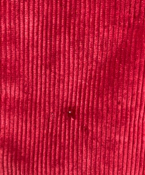 COMME des GARCONS HOMME PLUS（コムデギャルソンオムプリュス）COMME des GARCONS HOMME PLUS (コムデギャルソンオムプリュス) コーデュロイロングジャケット レッド サイズ:Sの古着・服飾アイテム