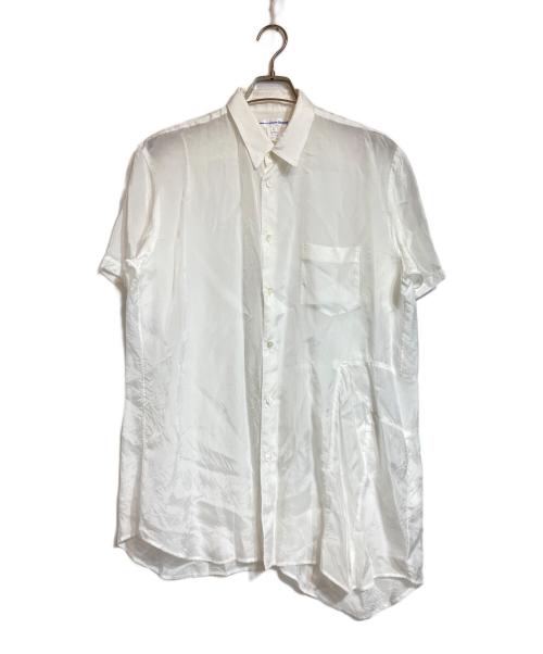 COMME des GARCONS SHIRT（コムデギャルソンシャツ）COMME des GARCONS SHIRT (コムデギャルソンシャツ) キュプラS/Sシャツ ホワイト サイズ:Lの古着・服飾アイテム