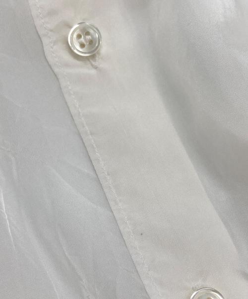 COMME des GARCONS SHIRT（コムデギャルソンシャツ）COMME des GARCONS SHIRT (コムデギャルソンシャツ) キュプラS/Sシャツ ホワイト サイズ:Lの古着・服飾アイテム