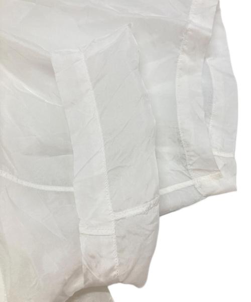 COMME des GARCONS SHIRT（コムデギャルソンシャツ）COMME des GARCONS SHIRT (コムデギャルソンシャツ) キュプラS/Sシャツ ホワイト サイズ:Lの古着・服飾アイテム