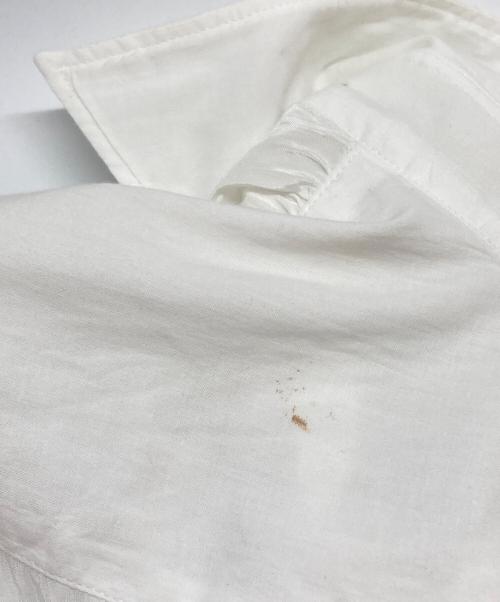 ANN DEMEULEMEESTER（アンドゥムルメステール）ANN DEMEULEMEESTER (アンドゥムルメステール) オーバーサイズシースルーシャツ ホワイト サイズ:Ｓの古着・服飾アイテム