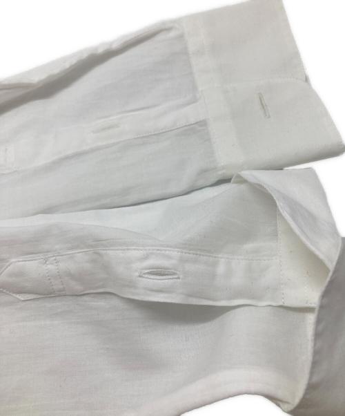 ANN DEMEULEMEESTER（アンドゥムルメステール）ANN DEMEULEMEESTER (アンドゥムルメステール) オーバーサイズシースルーシャツ ホワイト サイズ:Ｓの古着・服飾アイテム