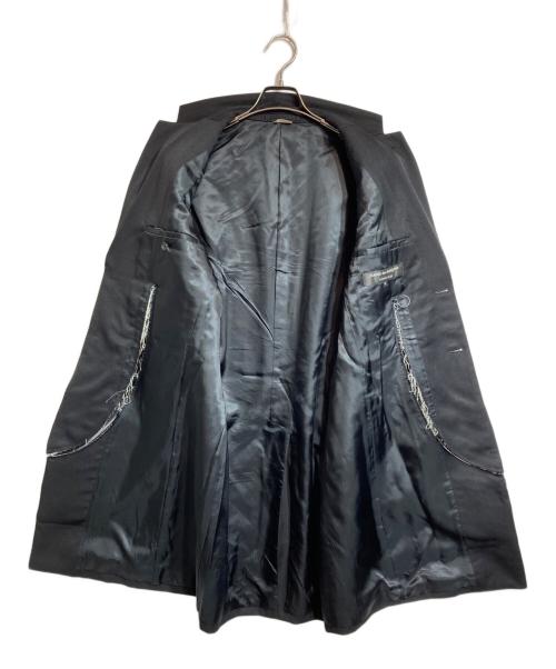 COMME des GARCONS HOMME PLUS（コムデギャルソンオムプリュス）COMME des GARCONS HOMME PLUS (コムデギャルソンオムプリュス) ジップデザイン2Bジャケット ブラック サイズ:Ｓの古着・服飾アイテム