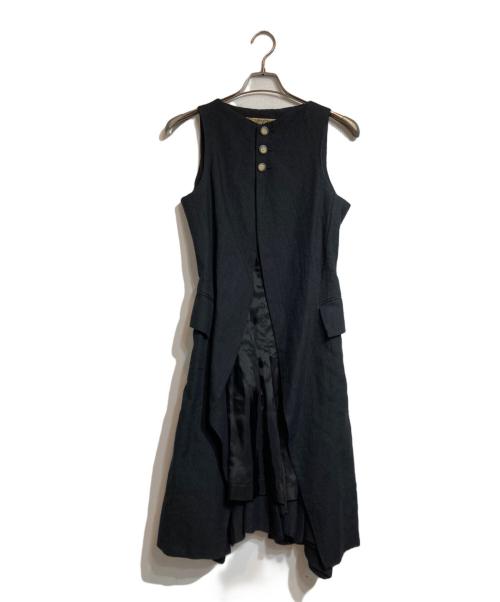 NEMETH（ネメス）NEMETH (ネメス) ティアードロングドレス ブラック サイズ:Mの古着・服飾アイテム