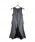 NEMETHネメス）の古着「ティアードロングドレス」｜グレー
