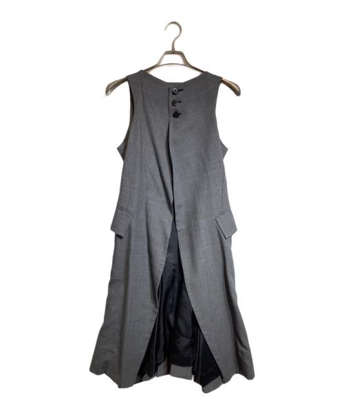 NEMETH（ネメス）Nemeth (ネメス) ティアードロングドレス グレー サイズ:Mの古着・服飾アイテム