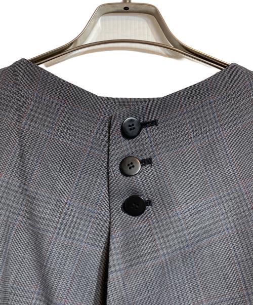 NEMETH（ネメス）Nemeth (ネメス) ティアードロングドレス グレー サイズ:Mの古着・服飾アイテム