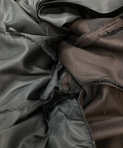 NEMETH（ネメス）NEMETH (ネメス) ティアードデザインワンピースコート ブラウン サイズ:Mの古着・服飾アイテム