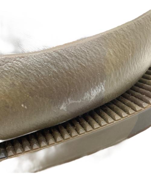 PRADA（プラダ）PRADA (プラダ) カモ柄バイカラーラバーソール レザーシューズ ブラウン×カーキ サイズ:6の古着・服飾アイテム