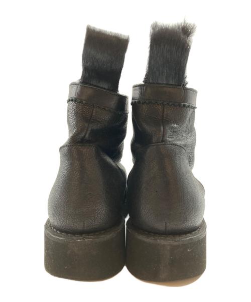 JUCO.（ジュコ）JUCO. (ジュコ) 6-43 : 秘密基地ブーツ ブラック サイズ:Mの古着・服飾アイテム