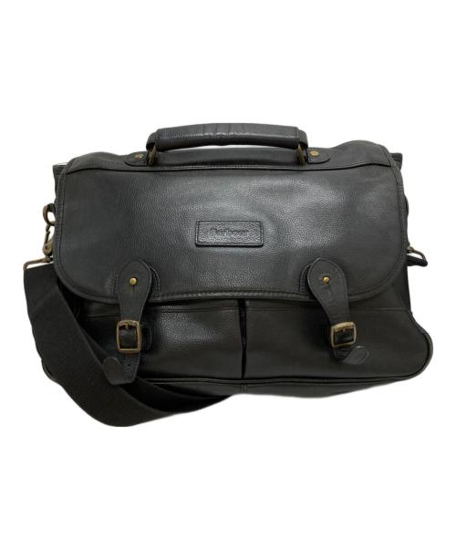 Barbour（バブアー）Barbour (バブアー) レザー2WAYバッグ ブラックの古着・服飾アイテム