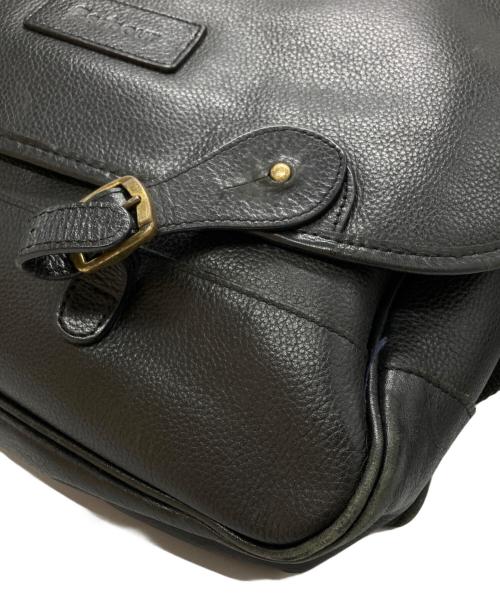 Barbour（バブアー）Barbour (バブアー) レザー2WAYバッグ ブラックの古着・服飾アイテム
