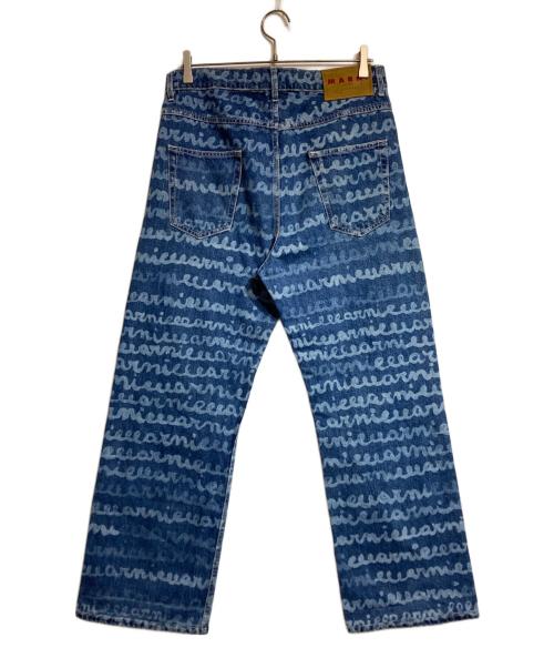 MARNI（マルニ）MARNI (マルニ) Straight Leg Printed Denim 'Ocean' インディゴ サイズ:30の古着・服飾アイテム