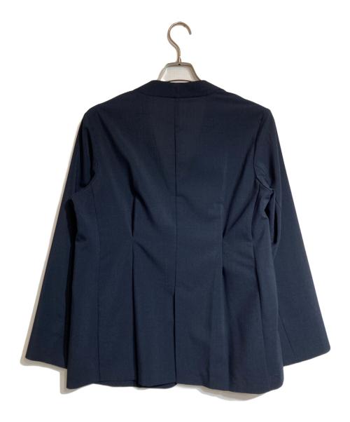 COLLAGE GALLARDAGALANTE（コラージュ ガリャルダガランテ）COLLAGE GALLARDAGALANTE (コラージュ ガリャルダガランテ) シアーノーカラージャケット ネイビー サイズ:FREEの古着・服飾アイテム