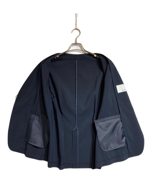 COLLAGE GALLARDAGALANTE（コラージュ ガリャルダガランテ）COLLAGE GALLARDAGALANTE (コラージュ ガリャルダガランテ) シアーノーカラージャケット ネイビー サイズ:FREEの古着・服飾アイテム