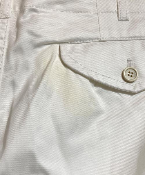 COMME des GARCONS SHIRT（コムデギャルソンシャツ）COMME des GARCONS SHIRT (コムデギャルソンシャツ) 2タックテーパードパンツ ホワイト サイズ:Sの古着・服飾アイテム