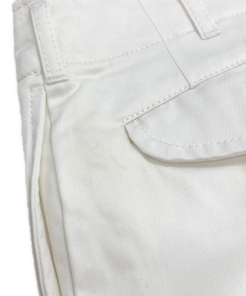 COMME des GARCONS SHIRT（コムデギャルソンシャツ）COMME des GARCONS SHIRT (コムデギャルソンシャツ) 2タックテーパードパンツ ホワイト サイズ:Sの古着・服飾アイテム