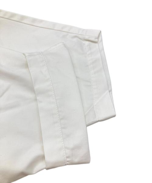 COMME des GARCONS SHIRT（コムデギャルソンシャツ）COMME des GARCONS SHIRT (コムデギャルソンシャツ) 2タックテーパードパンツ ホワイト サイズ:Sの古着・服飾アイテム
