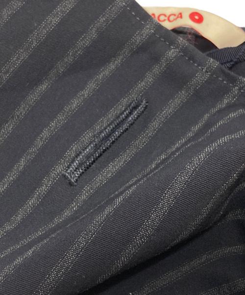 BACCA（バッカ）BACCA (バッカ) BACCA ストライプギャバ ラップロングスカート ネイビー サイズ:36の古着・服飾アイテム