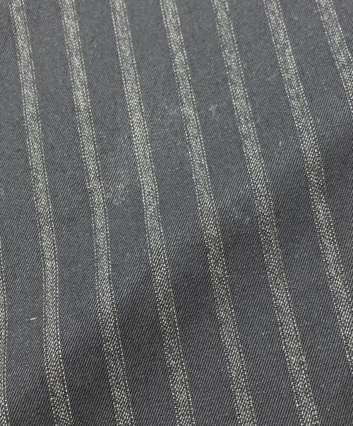 BACCA（バッカ）BACCA (バッカ) BACCA ストライプギャバ ラップロングスカート ネイビー サイズ:36の古着・服飾アイテム