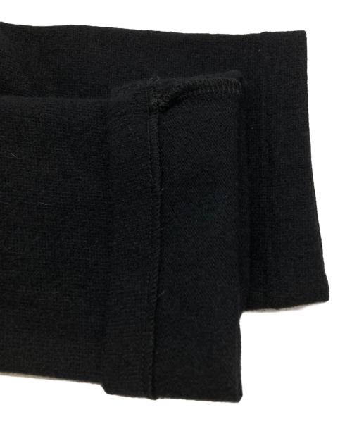 BLACK Scandal Yohji Yamamoto（ブラックスキャンダルヨウジヤマモト）BLACK Scandal Yohji Yamamoto (ブラックスキャンダルヨウジヤマモト) wool Border Cut and sew ブラック サイズ:3の古着・服飾アイテム