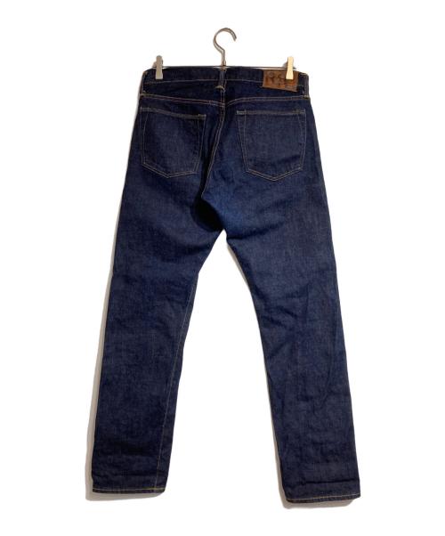 RRL（ダブルアールエル）RRL (ダブルアールエル) SLIM FIT JAPAN WOVEN ボタンフライ デニムパンツ インディゴ サイズ:32の古着・服飾アイテム