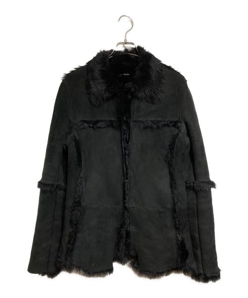 BACK BONE（バックボーン）BACK BONE (バックボーン) ムートンコート ブラック サイズ:Mの古着・服飾アイテム