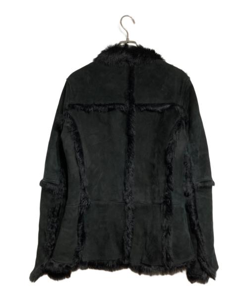 BACK BONE（バックボーン）BACK BONE (バックボーン) ムートンコート ブラック サイズ:Mの古着・服飾アイテム