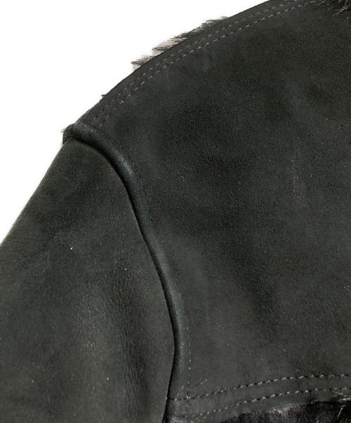 BACK BONE（バックボーン）BACK BONE (バックボーン) ムートンコート ブラック サイズ:Mの古着・服飾アイテム