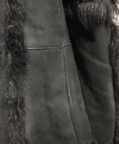 BACK BONE（バックボーン）BACK BONE (バックボーン) ムートンコート ブラック サイズ:Mの古着・服飾アイテム