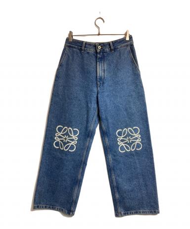 中古・古着通販】LOEWE (ロエベ) アナグラムバギーデニムパンツ